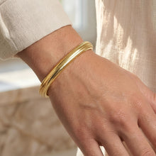 Load image into Gallery viewer, 14k Yellow Gold 3.4mm, 5.4mm or 8.8mm Stretch Mesh Slip-on Bracelet, 7 Inch
