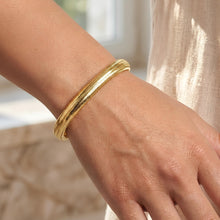 Load image into Gallery viewer, 14k Yellow Gold 3.4mm, 5.4mm or 8.8mm Stretch Mesh Slip-on Bracelet, 7 Inch
