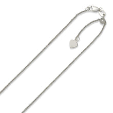 Load image into Gallery viewer, 24" 10k 1.0mm Solid Adjustable Wheat Chain
