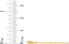 Load image into Gallery viewer, 14k Yellow Gold Diamond Cut Bar &amp; Bead Chain Necklace
