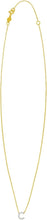 Load image into Gallery viewer, 14k Yellow Gold 0.3&quot; Mini Diamond Alphabet Letter A - Z Initial Charm Pendant with Extendable Adjustable Chain Necklace
