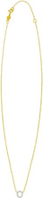 Load image into Gallery viewer, 14k Yellow Gold 0.3&quot; Mini Diamond Alphabet Letter A - Z Initial Charm Pendant with Extendable Adjustable Chain Necklace
