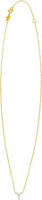 Load image into Gallery viewer, 14k Yellow Gold 0.3&quot; Mini Diamond Alphabet Letter A - Z Initial Charm Pendant with Extendable Adjustable Chain Necklace
