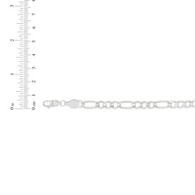Load image into Gallery viewer, 14k Yellow Gold or White Gold 6mm Solid Figaro Chain Bracelet or Anklet
