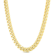 Load image into Gallery viewer, 10k Yellow Gold 11.2mm Semi-Lite Miami Cuban Chain Necklace
