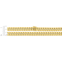 Load image into Gallery viewer, 10k Yellow Gold 11.2mm Semi-Lite Miami Cuban Chain Necklace
