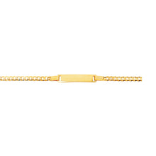 Load image into Gallery viewer, 14K Gold 6" Children's Curb ID Bracelet

