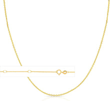 Load image into Gallery viewer, 14k Yellow Gold 0.9&quot; Alphabet Letter A - Z Initial Charm Pendant with optional Extendable Adjustable Chain Necklace
