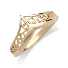 Load image into Gallery viewer, 10ky Filigree Thumb Ring
