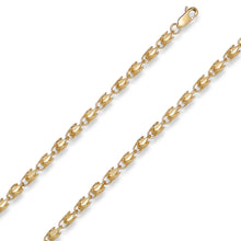 Load image into Gallery viewer, 10k Yellow Gold 3.5mm Solid Turkish Rope Chain Bracelet or Anklet
