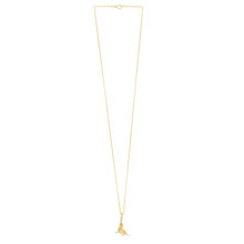 Load image into Gallery viewer, Floreo 10K Two-Tone Gold 23mm Seal Charm Pendant Necklace
