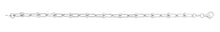 Load image into Gallery viewer, .925 Sterling Silver Rhodium Plated 6mm Solid Jax Chain Necklace
