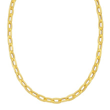 Load image into Gallery viewer, 14k Yellow Gold 7.3mm Lite Rolo Chain Necklace
