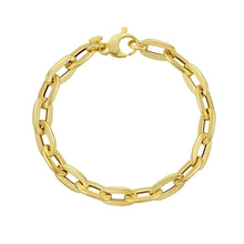 Load image into Gallery viewer, 14k Yellow Gold 7.3mm Lite Rolo Chain Bracelet
