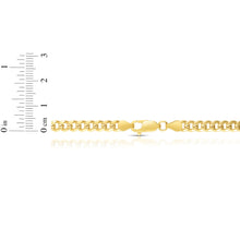 Load image into Gallery viewer, Floreo 10k Yellow Gold 4.5mm Semi-Lite Miami Cuban Chain Necklace
