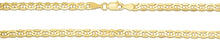 Load image into Gallery viewer, 10k Yellow Gold Floreo 10k Yellow Gold Hollow Anchor Mariner Link Chain Bracelet or Anklet
