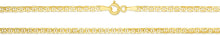 Load image into Gallery viewer, 10k Yellow Gold Floreo 10k Yellow Gold Hollow Anchor Mariner Link Chain Bracelet or Anklet
