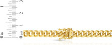 Load image into Gallery viewer, 14k Yellow Gold 5mm Semi-Lite Miami Cuban Chain Bracelet
