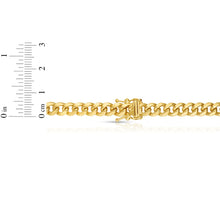 Load image into Gallery viewer, 10k Yellow Gold 5.4mm Semi-Lite Miami Cuban Chain Necklace
