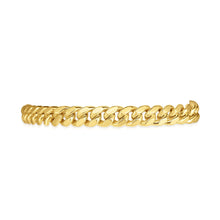 Load image into Gallery viewer, 10k Yellow Gold 6.8mm Semi-Lite Miami Cuban Chain Necklace
