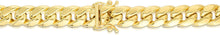 Load image into Gallery viewer, Floreo 10k Yellow Gold 9.2mm Semi-Lite Miami Cuban Chain Bracelet
