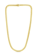 Load image into Gallery viewer, 10k Yellow Gold 6.1mm Semi-Lite Miami Cuban Chain Necklace
