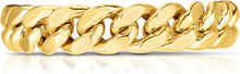 Load image into Gallery viewer, 14k Yellow Gold 11.1mm Semi-Lite Miami Cuban Chain Bracelet
