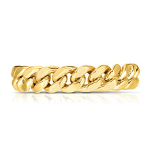 Load image into Gallery viewer, Floreo 10k Yellow Gold 14.2mm Semi-Lite Miami Cuban Chain Necklace
