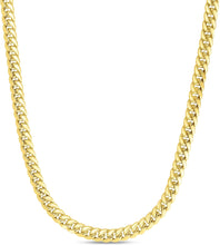 Load image into Gallery viewer, 14k Yellow Gold 6.1mm Semi-Lite Miami Cuban Chain Necklace
