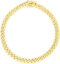 Load image into Gallery viewer, 14k Yellow Gold 5mm Semi-Lite Miami Cuban Chain Bracelet
