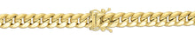 Load image into Gallery viewer, 10k Yellow Gold 6.1mm Semi-Lite Miami Cuban Chain Necklace

