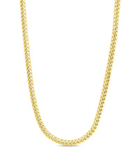 Load image into Gallery viewer, 10k Yellow Gold 7.3mm Semi-Lite Miami Cuban Chain Necklace
