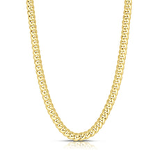 Load image into Gallery viewer, 10k Yellow Gold 5.4mm Semi-Lite Miami Cuban Chain Necklace

