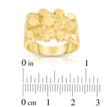 Load image into Gallery viewer, Floreo 10k Yellow Gold 13.5mm Uneven Dense Nugget Ring
