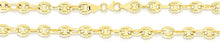 Load image into Gallery viewer, Floreo 14k Yellow Gold 6.9mm Puff Mariner Link Bracelet, 7&quot;
