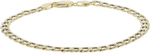 Load image into Gallery viewer, 10k Yellow Gold Hollow Curb Cuban Chain Bracelet and Anklet, 0.17 Inch (4.3mm)
