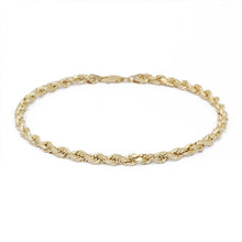 Load image into Gallery viewer, Fine yellow gold rope bracelet
