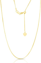 Load image into Gallery viewer, Floreo 14k Fine Gold 0.85mm Adjustable Snake Chain Necklace, 22”
