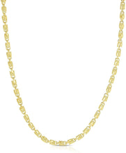 Load image into Gallery viewer, 10k Yellow Gold 3mm Solid Turkish Rope Chain Necklace
