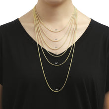 Load image into Gallery viewer, 10k Yellow Gold Diamond Cut Hollow Rope Chain Necklace for Men &amp; Women, 2mm
