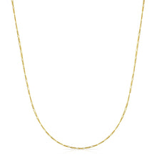 Load image into Gallery viewer, 10k Fine gold Figaro Chain Necklace for Girls and Boys(1.5 mm)
