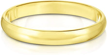 Load image into Gallery viewer, Floreo 10k Fine Gold 4mm Solid Comfort Fit Wedding Band Ring
