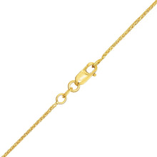 Load image into Gallery viewer, 10K Fine Gold Wheat Chain Necklace, 24 Inch
