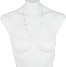 Load image into Gallery viewer, 10k Yellow or White Gold 0.7mm Adjustable Box Chain Necklace, 22&quot;
