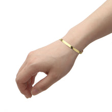 Load image into Gallery viewer, 10k Yellow Gold Super Flexible Silky Herringbone Chain Bracelet, 0.16 Inch,  4mm
