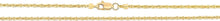 Load image into Gallery viewer, 14k Fine Gold 1.1mm Sparkle Criss Cross Chain Necklace
