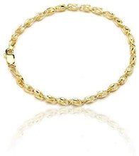 Load image into Gallery viewer, 10k Yellow Gold 2.5mm Turkish Rope Chain Bracelet and Anklet
