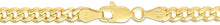 Load image into Gallery viewer, Floreo 10k Yellow Gold 3.8mm Semi Solid Miami Cuban Chain Necklace

