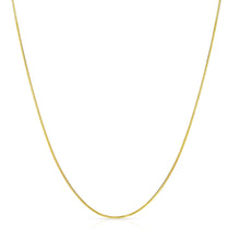 Load image into Gallery viewer, 10k Fine gold Snack Chain Necklace (0.8 mm)
