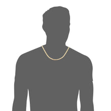 Load image into Gallery viewer, 10k Yellow Gold Hollow Curb Link Chain Necklace, 4.3mm
